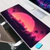 Tapis de Souris XXL Gamer – Design Neon Car Synthwave