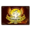Plaque Métal Bière Vintage Rétro – Déco Murale Bar Cuisine Chambre – 20x30 cm