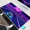 Tapis de Souris XXL Gamer – Design Neon Car Synthwave - z3, LockEdge600x300x2mm