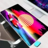 Tapis de Souris XXL Gamer – Design Neon Car Synthwave - z15, LockEdge600x300x5mm