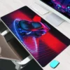 Tapis de Souris XXL Gamer – Design Neon Car Synthwave - z4, LockEdge600x300x3mm