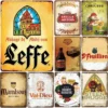 Plaque Métal Bière Vintage Rétro – Déco Murale Bar Cuisine Chambre – 20x30 cm