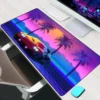 Tapis de Souris XXL Gamer – Design Neon Car Synthwave - z6, LockEdge800x300x3mm